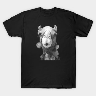 Black and White Camel T-Shirt